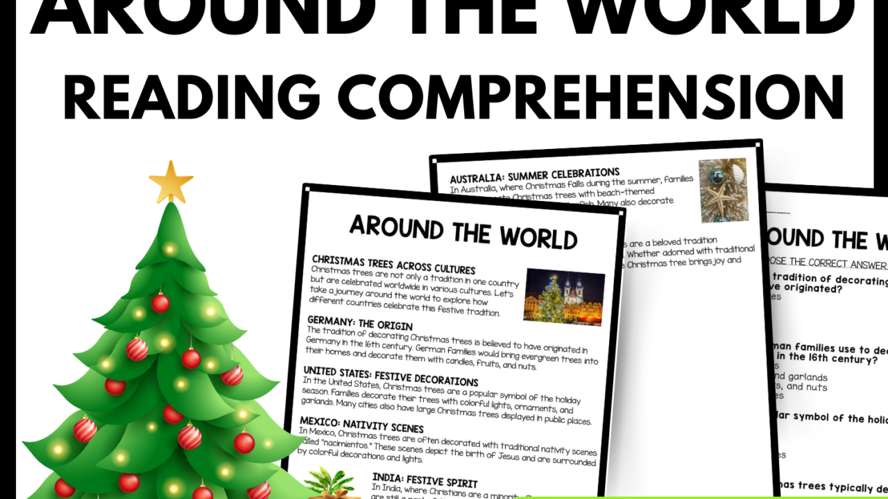 Around the world Reading Comprehension Worksheet-Printable and Editable