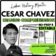 Cesar Chavez Reading Comprehension Worksheet-Printable and Editable