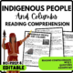 Indigenous People and Columbus Reading Comprehension Worksheet-Printable and Editable