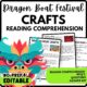 Dragon Boat Crafts Reading Comprehension Worksheet-Printable and Editable