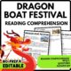 Dragon Boat Festival Reading Comprehension Worksheet-Printable and Editable