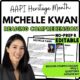 Michelle Kwan Reading Comprehension Worksheet-Printable and Editable