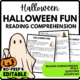 Women's History Month Halloween Fun Reading Comprehension Worksheet-Printable and Editable