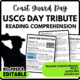 Women's History Month USCG Day Tribute Reading Comprehension Worksheet-Printable and Editable