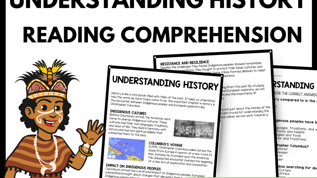 Understanding History Reading Comprehension Worksheet-Printable and Editable