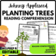 Planting Trees Reading Comprehension Worksheet-Printable and Editable