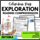Women's History Month Exploration Day Reading Comprehension Worksheet-Printable and Editable
