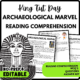 Archaeological Marvel Reading Comprehension Worksheet-Printable and Editable