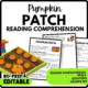 Pumpkin Patch Reading Comprehension Worksheet-Printable and Editable