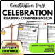 Women's History Month Constitution Celebration Reading Comprehension Worksheet-Printable and Editable
