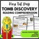 Tomb Discovery Reading Comprehension Worksheet-Printable and Editable