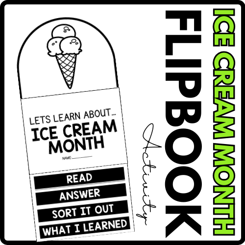 Ice Cream Month Flipbook