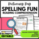 Women's History Month Spelling Fun Reading Comprehension Worksheet-Printable and Editable