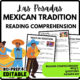 Mexican Tradition Reading Comprehension Worksheet-Printable and Editable