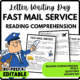 Fast Mail Service Reading Comprehension Worksheet-Printable and Editable