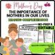 The Importance of Mothers in Our Lives Reading Comprehension Worksheet-Printable and Editable