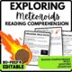 Exploring Space Rocks Reading Comprehension Worksheet-Printable and Editable