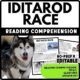 Iditarod Race Reading Comprehension Worksheet-Printable and Editable
