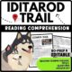 Iditarod Trail Reading Comprehension Worksheet-Printable and Editable