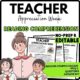 Teacher Appreciation Week Reading Comprehension Worksheet-Printable and Editable