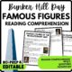 Famous Figures of the Revolutionary War Reading Comprehension Worksheet-Printable and Editable