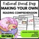 Making Your Own Donuts Reading Comprehension Worksheet-Printable and Editable