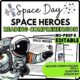 Space Heroes Reading Comprehension Worksheet-Printable and Editable