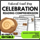 Fossil Celebration Reading Comprehension Worksheet-Printable and Editable