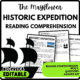 Historic Expedition Reading Comprehension Worksheet-Printable and Editable