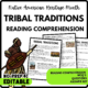 Tribal Traditions Reading Comprehension Worksheet-Printable and Editable