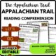 The Appalachian Trail Reading Comprehension Worksheet-Printable and Editable