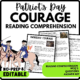 Patriots Courage Reading Comprehension Worksheet-Printable and Editable