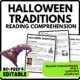 Women's History Month Holiday Traditions Reading Comprehension Worksheet-Printable and Editable