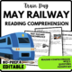 May Railway Remembrance Reading Comprehension Worksheet-Printable and Editable
