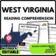 West Virginia Day Reading Comprehension Worksheet-Printable and Editable
