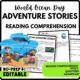 Ocean Adventure Stories Reading Comprehension Worksheet-Printable and Editable