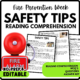 Women's History Month Safety Tips Reading Comprehension Worksheet-Printable and Editable