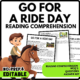 Women's History Month Go for a Ride Day Reading Comprehension Worksheet-Printable and Editable