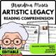 Women's History Month Artistic Legacy Reading Comprehension Worksheet-Printable and Editable