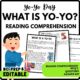 What Is a Yo-Yo? Reading Comprehension Worksheet-Printable and Editable