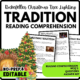 Christmas Tradition Reading Comprehension Worksheet-Printable and Editable