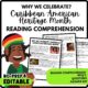 Why We Celebrate Caribbean American Heritage Month? Reading Comprehension Worksheet-Printable and Editable