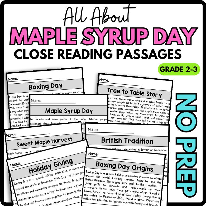 Maple Syrup Day