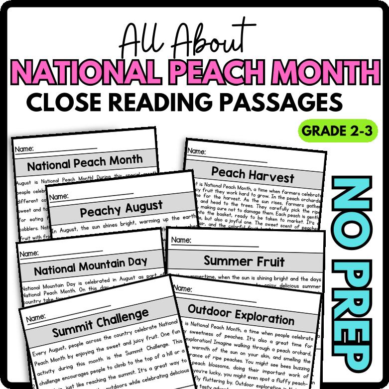 National Peach Month