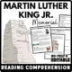 Martin Luther King Jr. Memorial Reading Comprehension Worksheet-Printable and Editable