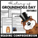 Black History Month History of Groundhog Day Reading Comprehension Worksheet-Printable and Editable