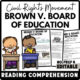Civil Rights Movement Brown v. Board of Education Reading Comprehension Worksheet-Printable and Editable