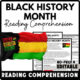 Black History Month Reading Comprehension Worksheet-Printable and Editable