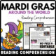 Mardi Gras Reading Comprehension Worksheet-Printable and Editable