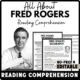 Fred Rogers Reading Comprehension Worksheet-Printable and Editable